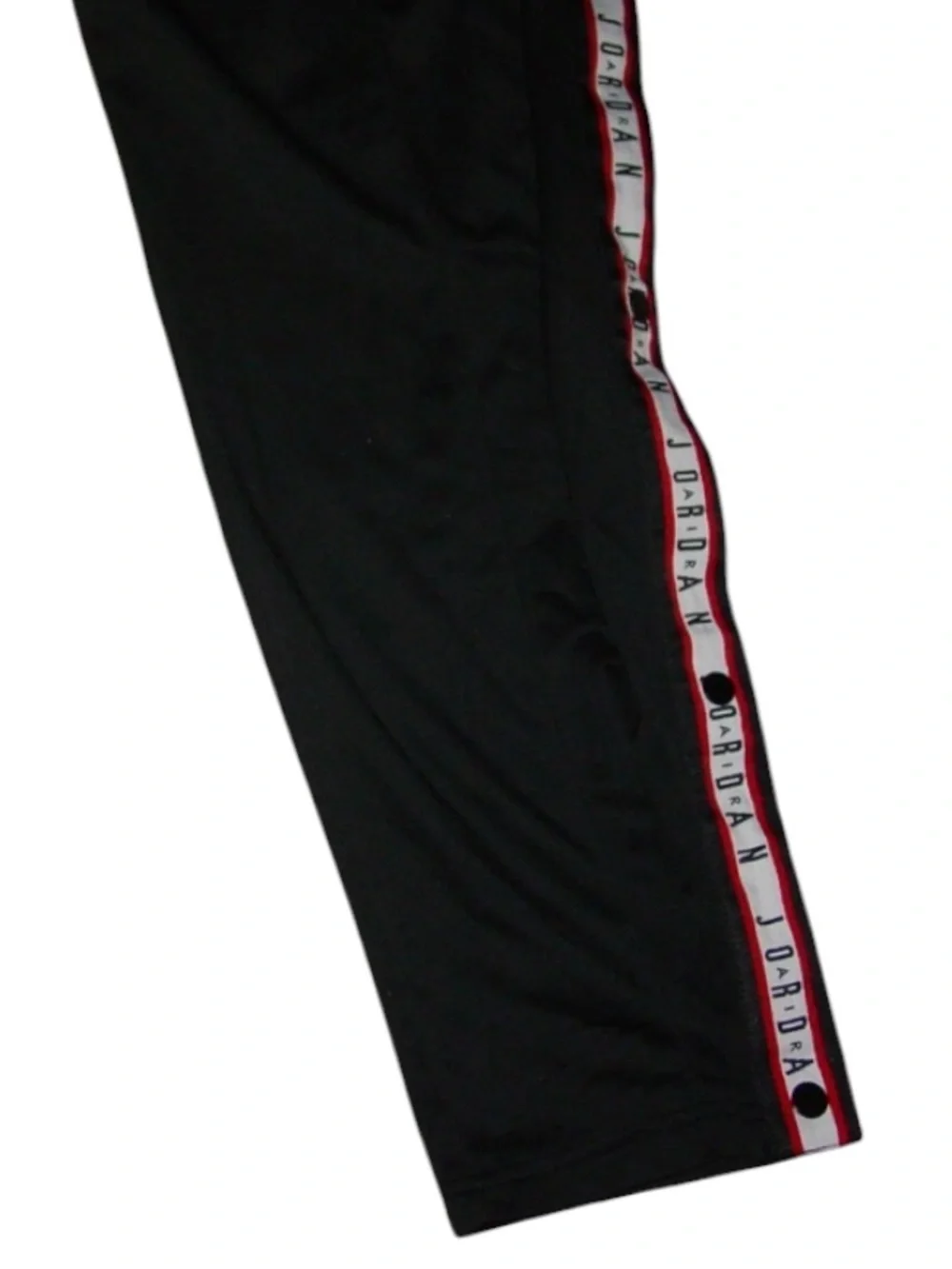 Nike Air Jordan Men’s M Tear Away Snap Basketball Track Pants Black AJ1106-010
